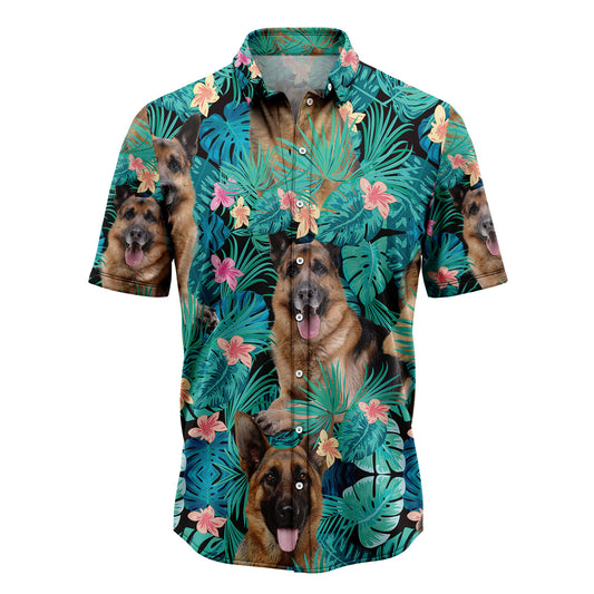 German Shepherd Tropical T0207 Hawaiian Shirt
