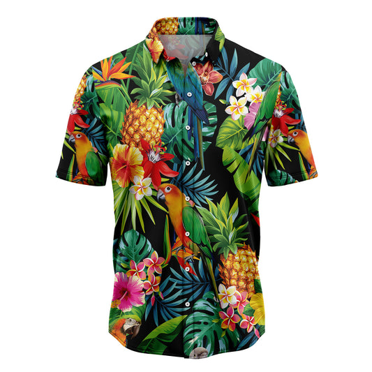 Hiding Parrot G5703 Hawaiian Shirt