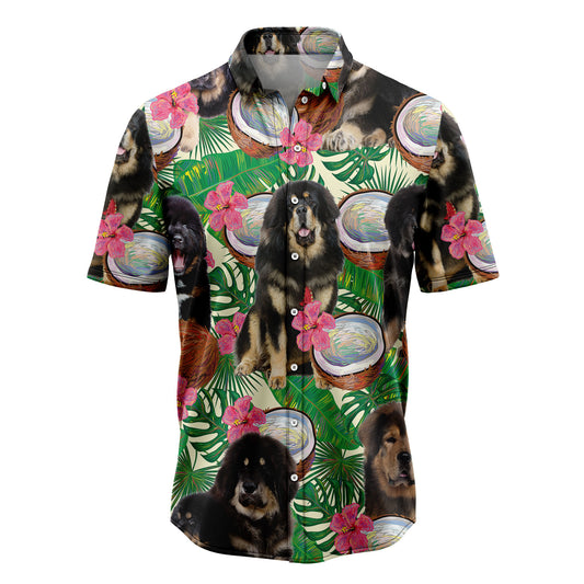 Tibetan Mastiff Tropical Coconut G5731 Hawaiian Shirt