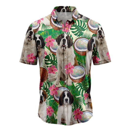 Saint Bernard Tropical Coconut G5731 Hawaiian Shirt