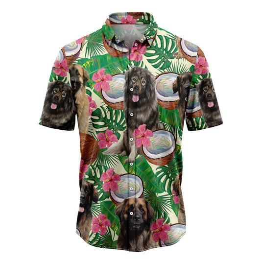 Leonberger Tropical Coconut G5731 Hawaiian Shirt