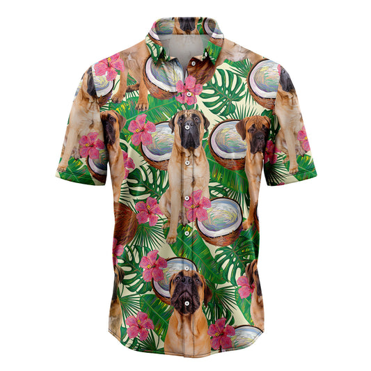 Bullmastiff Tropical Coconut G5731 Hawaiian Shirt