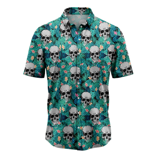 Skull Tropical Hawaiian Shirt
