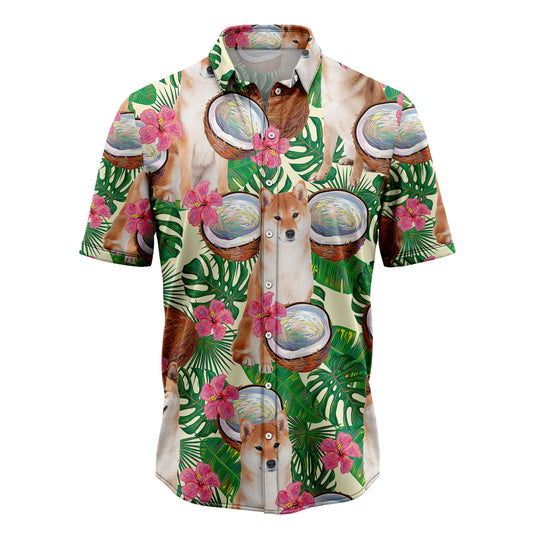 Shiba Inu Tropical Coconut  G5731 Hawaiian Shirt