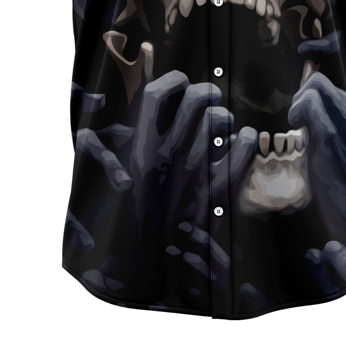 Skull Smoke T1008 Hawaiian Shirt