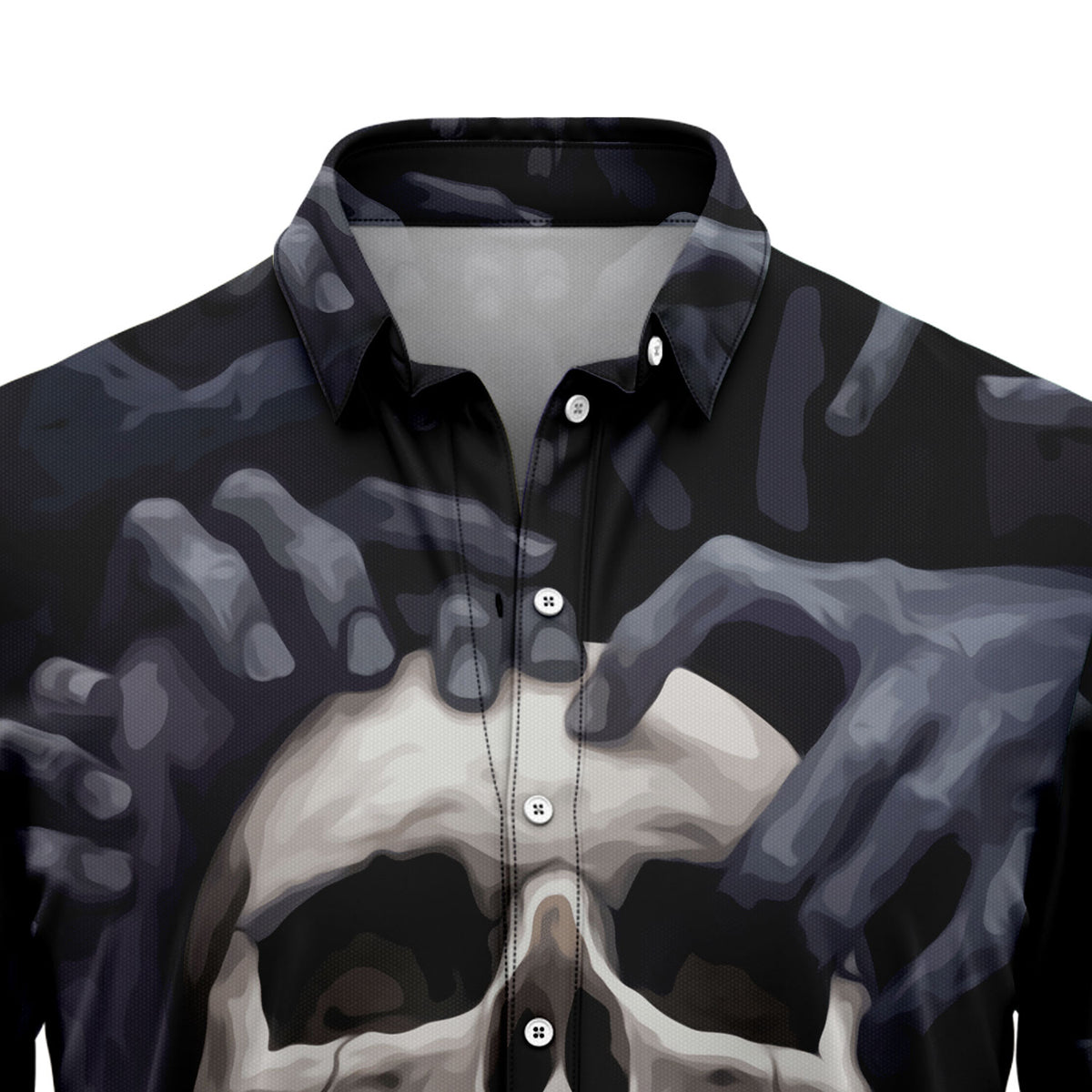 Skull Smoke T1008 Hawaiian Shirt