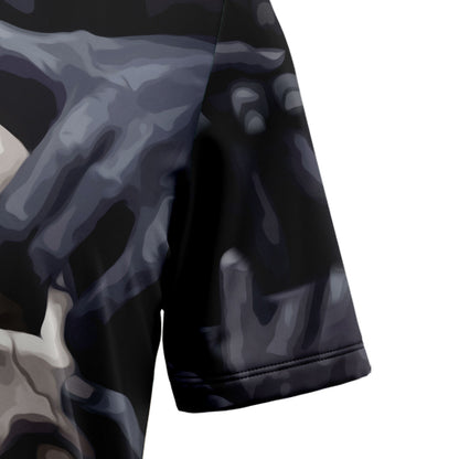 Skull Smoke T1008 Hawaiian Shirt