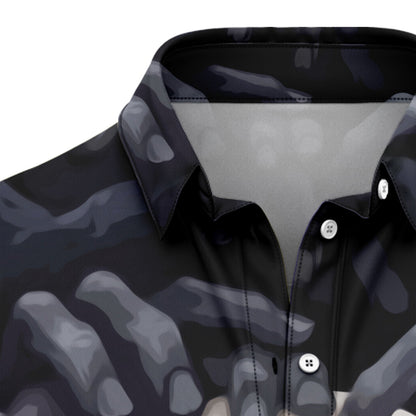 Skull Smoke T1008 Hawaiian Shirt