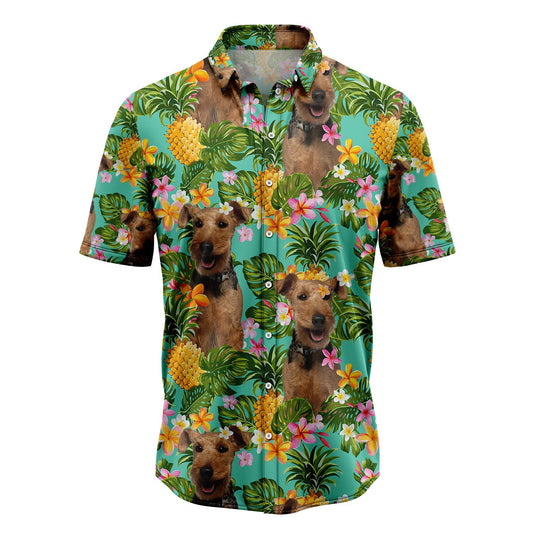 Tropical Pineapple Welsh Terrier H137069 Hawaiian Shirt
