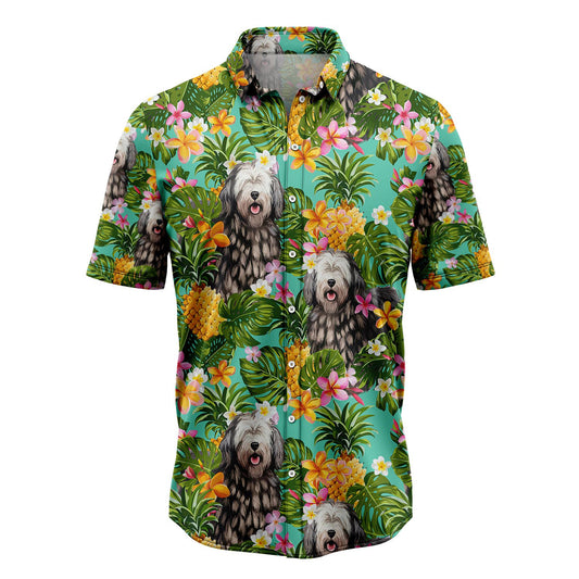 Tropical Pineapple Bergamasco H137063 Hawaiian Shirt