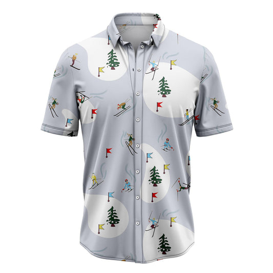 I'm A Skiing Aholic H147005 Hawaiian Shirt