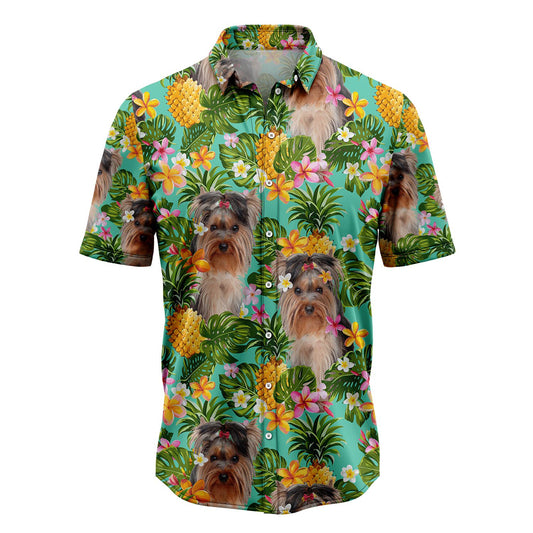 Tropical Pineapple Australian Silky Terrier H137066 Hawaiian Shirt