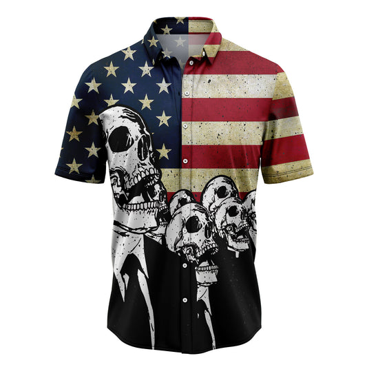 Skull USA T0508 Hawaiian Shirt