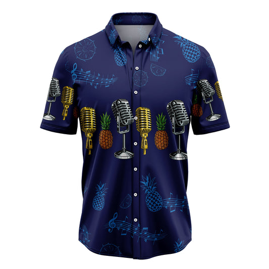 Microphone Musical Instrument G5805 Hawaiian Shirt