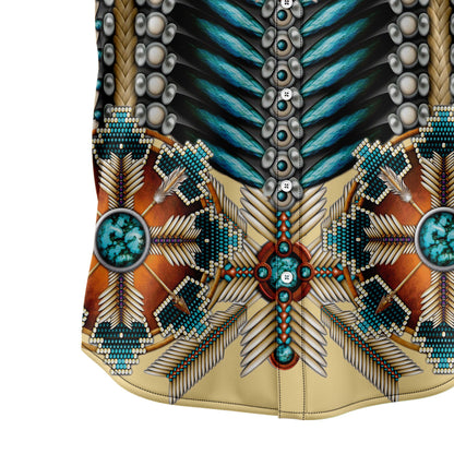 Native American Warrior G5805 Hawaiian Shirt
