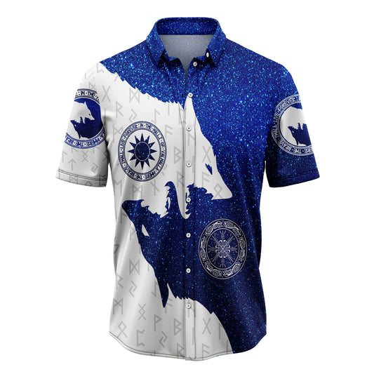 Viking Wolf H4801 Hawaiian Shirt