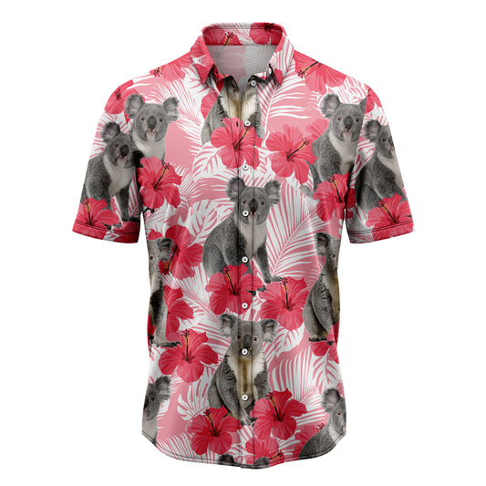 Koala Tropical Flowers Hibiscus H137055 Hawaiian Shirt