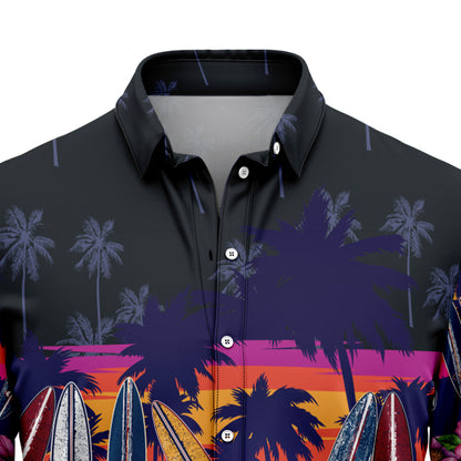 Surf Border Chest G5714 Hawaiian Shirt