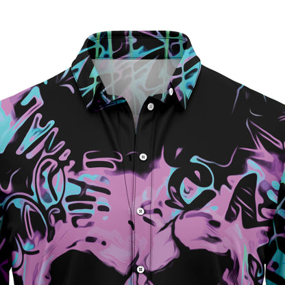 Skull EDM T0308 Hawaiian Shirt