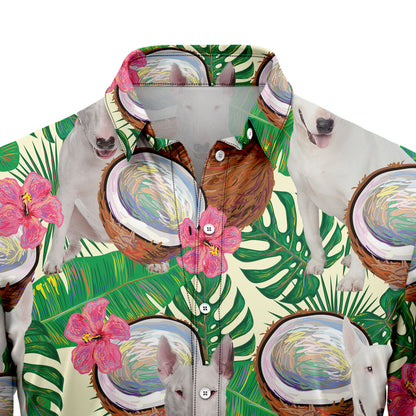 Bull Terrier Tropical Coconut G5731 Hawaiian Shirt