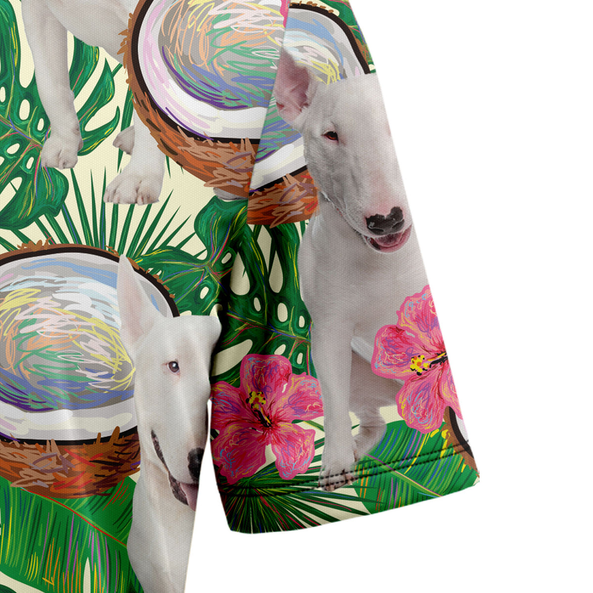 Bull Terrier Tropical Coconut G5731 Hawaiian Shirt