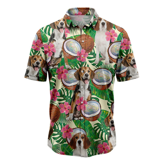 Beagle Tropical Coconut G5731 Hawaiian Shirt