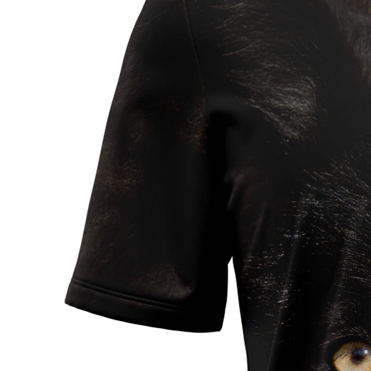 Wolf Black & White T3107 Hawaiian Shirt
