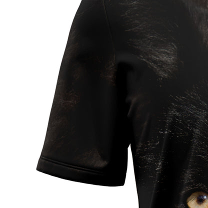 Wolf Black & White T3107 Hawaiian Shirt