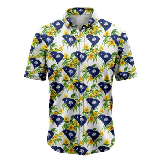 South Carolina Yellow Jessamine H107011 Hawaiian Shirt