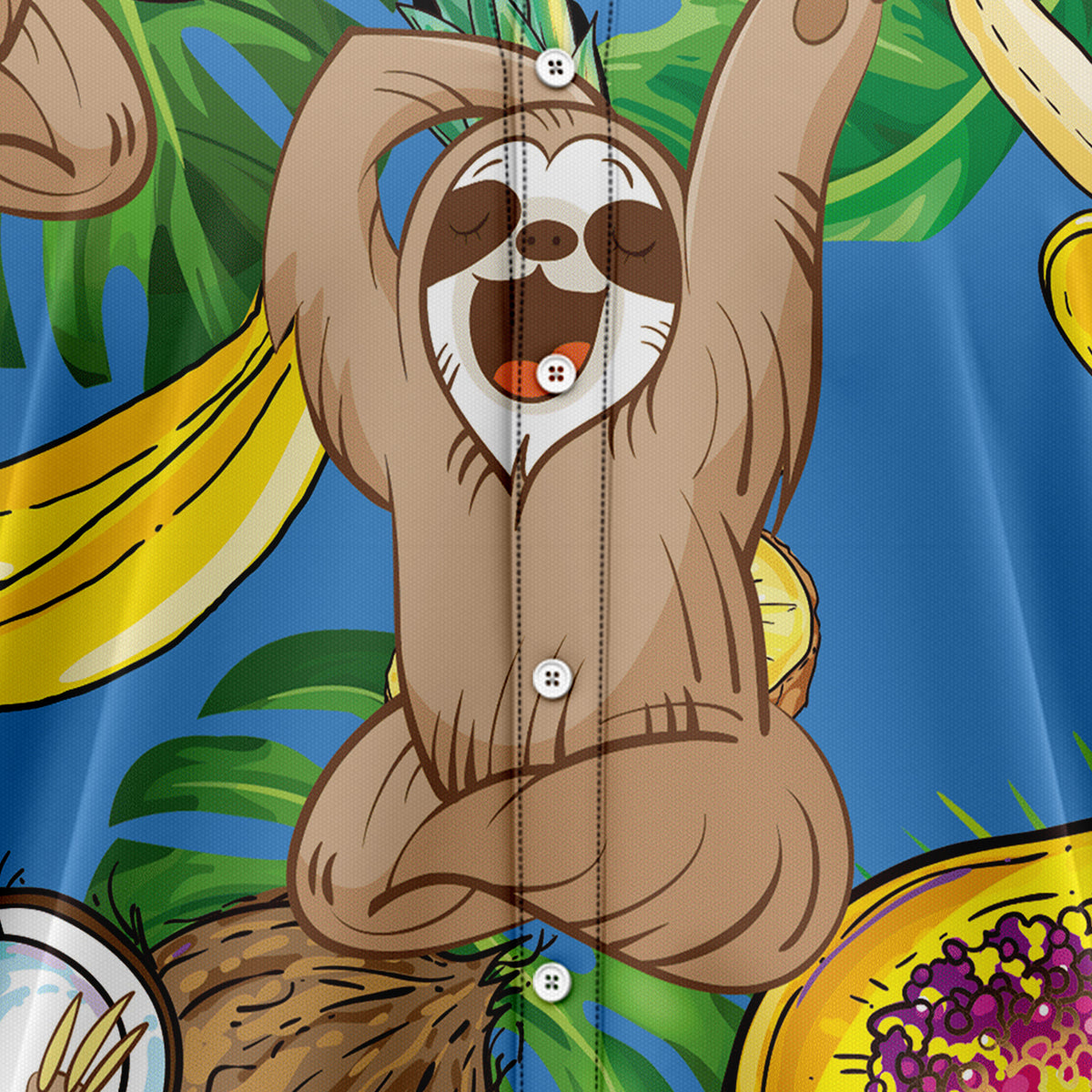 Sloth Love Fruit G5714 Hawaiian Shirt