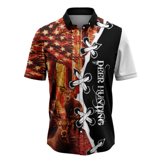 Firefighter Flag Forest T3007 Hawaiian Shirt