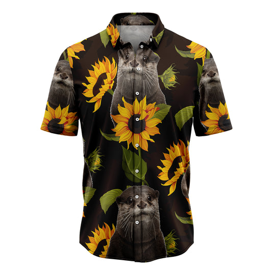 Otter Sunflower T1307 Hawaiian Shirt