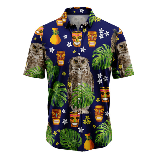 Owl Native Tropical T1307 Hawaiian Shirt