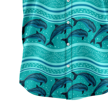 Dolphin Ocean T1307 Hawaiian Shirt