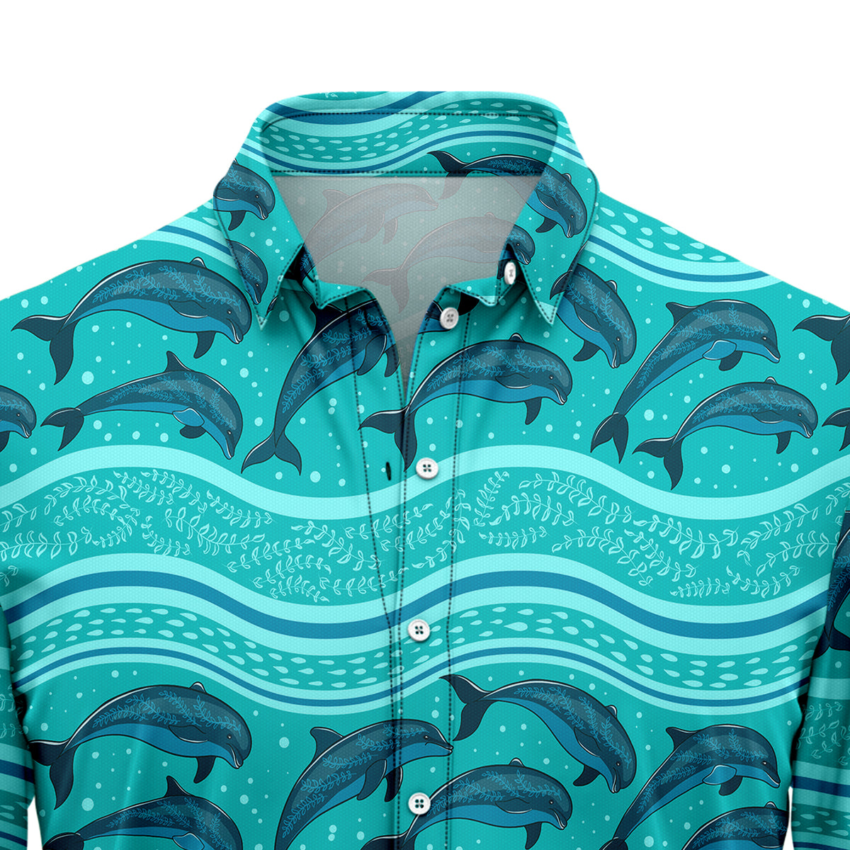Dolphin Ocean T1307 Hawaiian Shirt