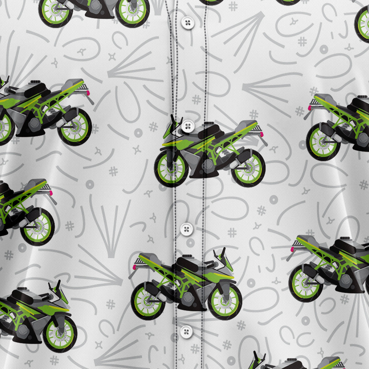 Amazing Motorcycle Sport HT10711 Hawaiian Shirt