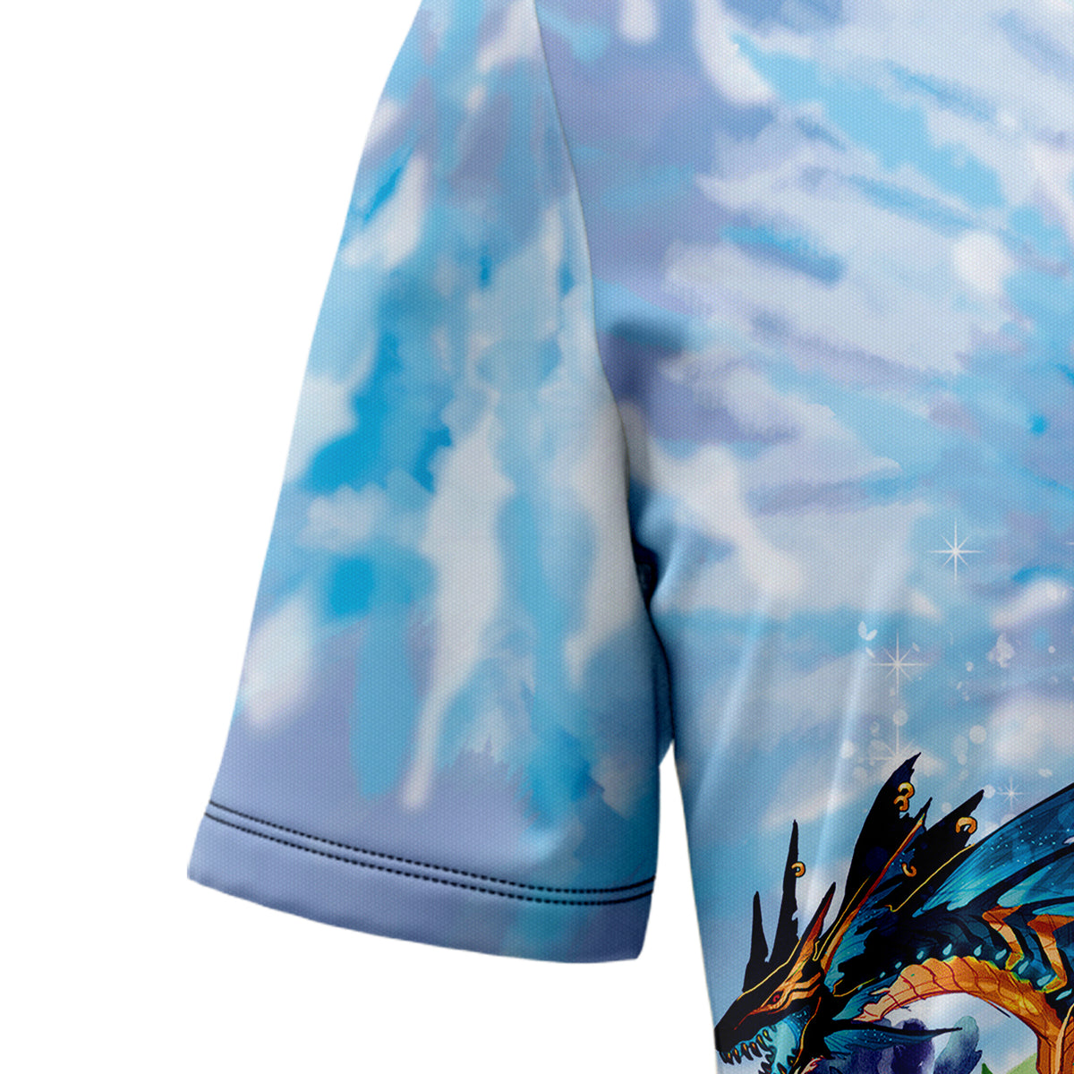 Dragon Tie Dye H97325 Hawaiian Shirt
