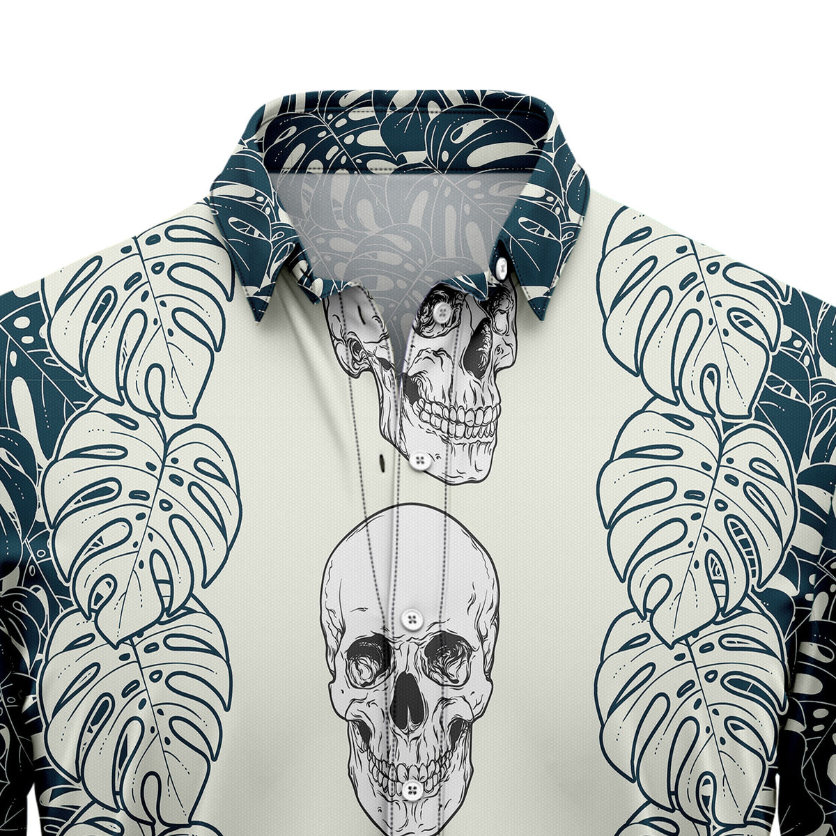 Skull Tropical State Of Mind TY2807 Hawaiian Shirt