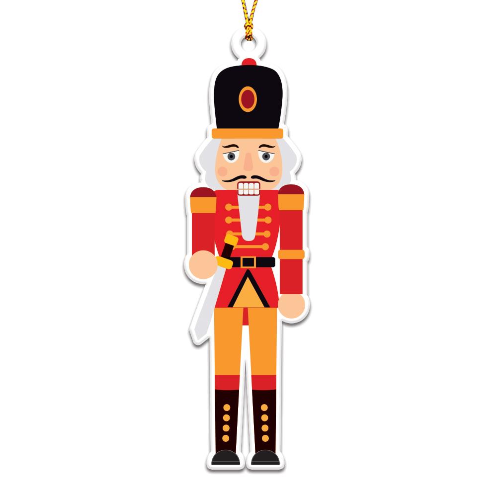 Colorful Nutcracker Collection Personalizedwitch Christmas Ornaments Set