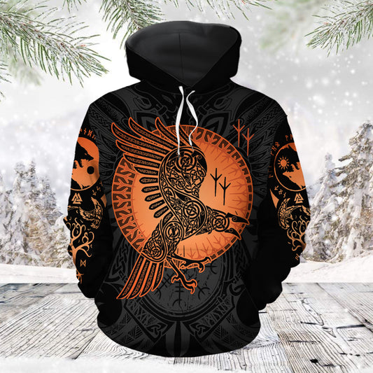Raven Vikings TG51215 - All Over Print Unisex Hoodie