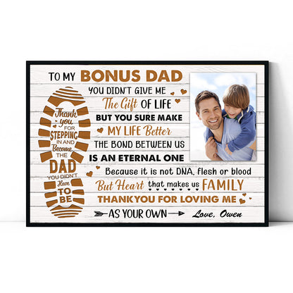 You Didn't Give Me The Gift Of Life Custom Image Poster