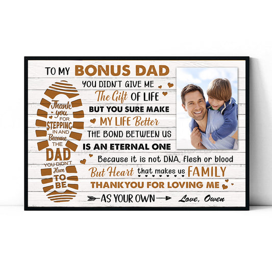 You Didn't Give Me The Gift Of Life Custom Image Poster