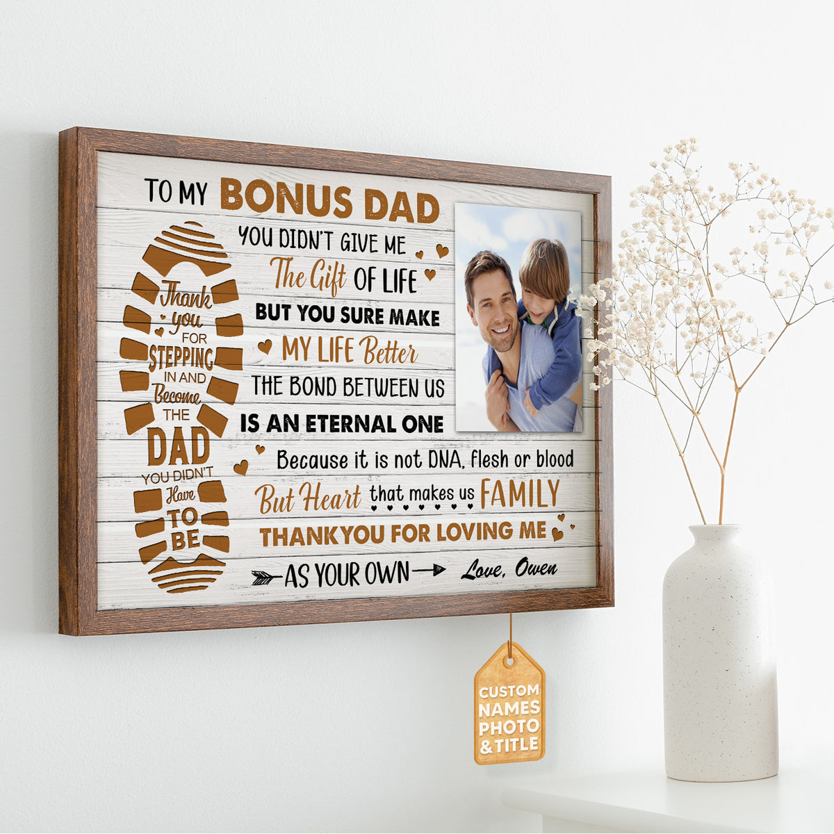 You Didn't Give Me The Gift Of Life Custom Image Poster
