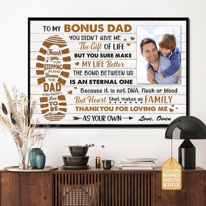 You Didn't Give Me The Gift Of Life Custom Image Poster