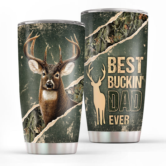 Hunting Best Buckin' Dad Ever 20Oz Tumbler