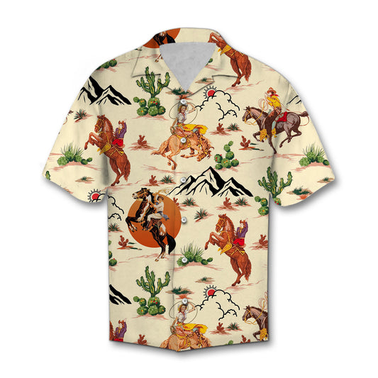 Vintage Cowboy Cowgirl - Hawaiian Shirt Personalizedwitch