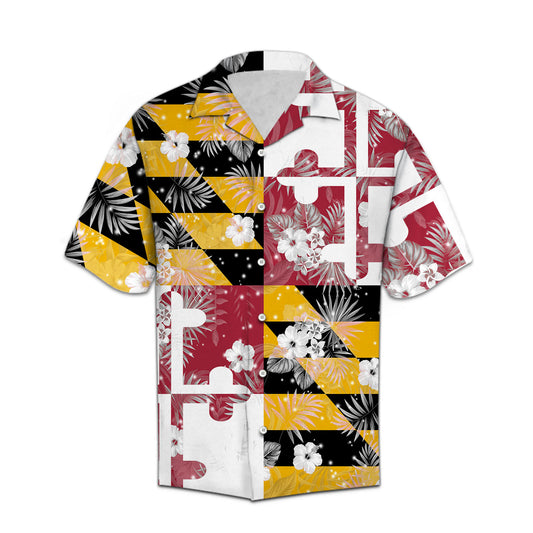 Maryland Flag - Hawaiian Shirt Personalizedwitch
