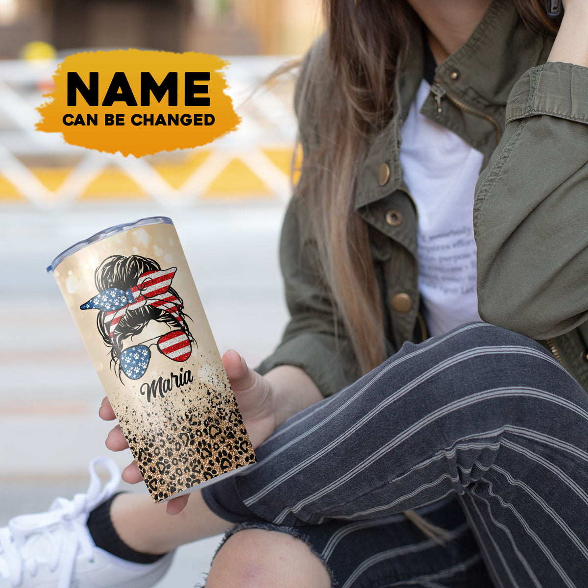 Best Fucking Cat Mom Ever Custom Name 20Oz Tumbler