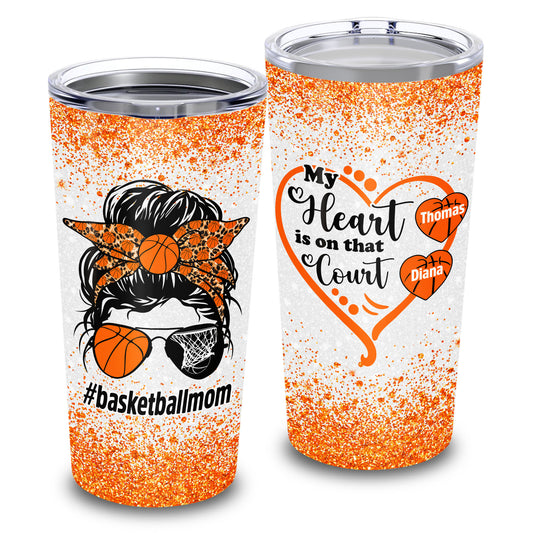 Basketball Mom Custom Children's Name 20Oz Tumbler