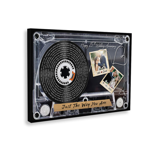 Personalized Just The Way You Are - Music Lyrics Song Anniversary Canvas